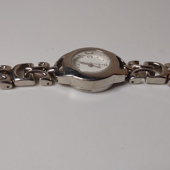 Silver Tone Metal With White Dial Analog Watch - Picture 8 of 16